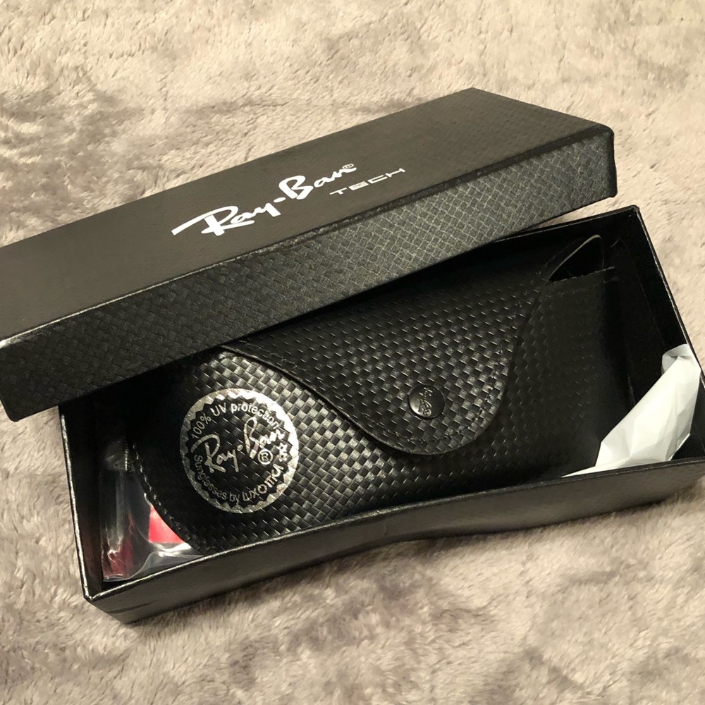 NWT Ray Bans Square G-15 black on black - Picture 8 of 8